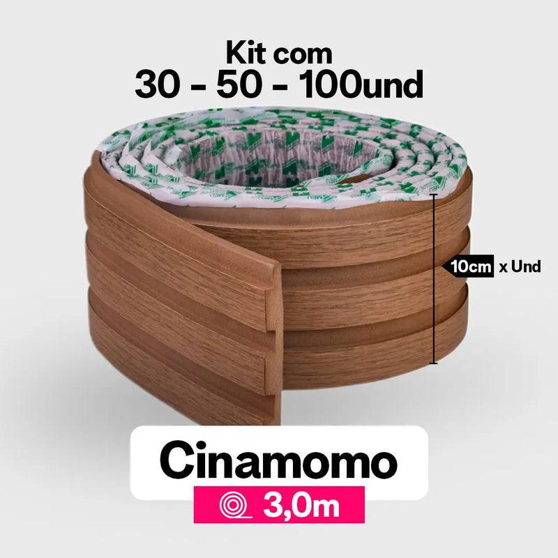 Kit Painel Ripado Autocolante 3M Laminado  | Linha Madeto | DIY