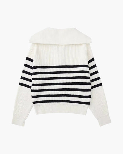 Crest Zip Sweater
