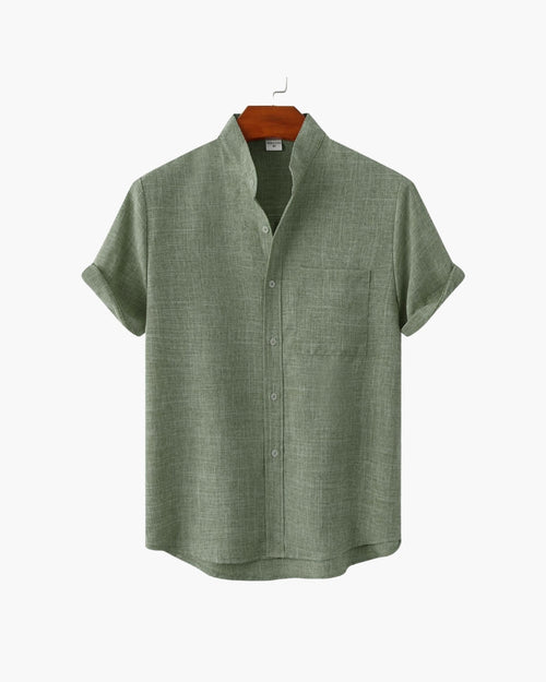 Mandarin Collar Shirt