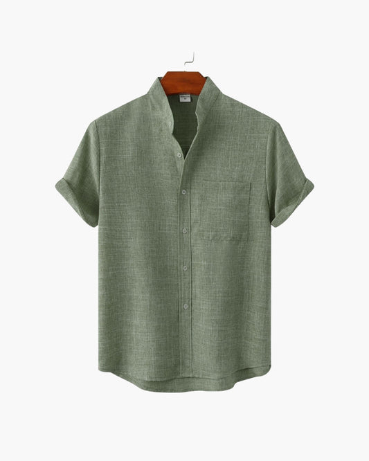 Mandarin Collar Shirt