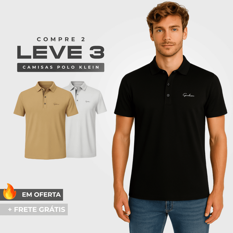 |Compre 2 Leve 3| - Camisa Polo Klein