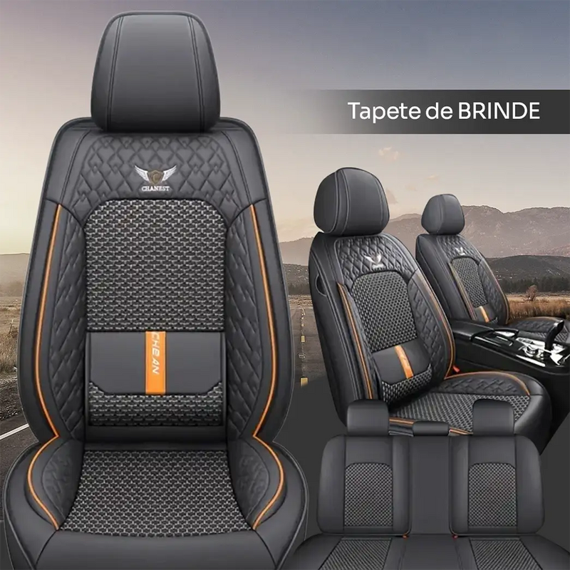 Capa para Banco de Carro Completa em Couro Universal + BRINDE