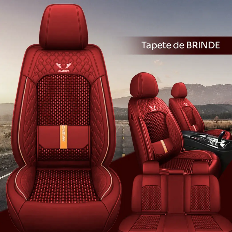 Capa para Banco de Carro Completa em Couro Universal + BRINDE