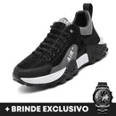 Tênis Masculino Casual AirTrial + Relógio de Brinde